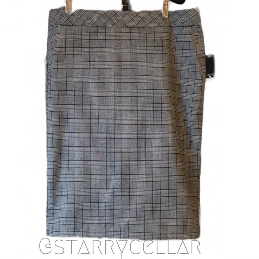 NWT Plaid Pencil Skirt by Stoosh